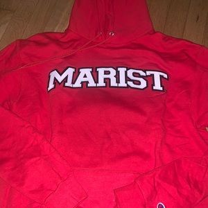 MARIST COLLEGE unisex red hoodie